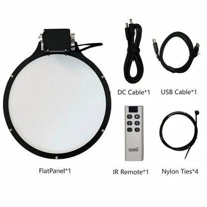 GEMINI Astro 75/100/130/150/190/225mm No-Stroboscopic automatic FlatPanel for astronomical telescope - ASCOM/INDI